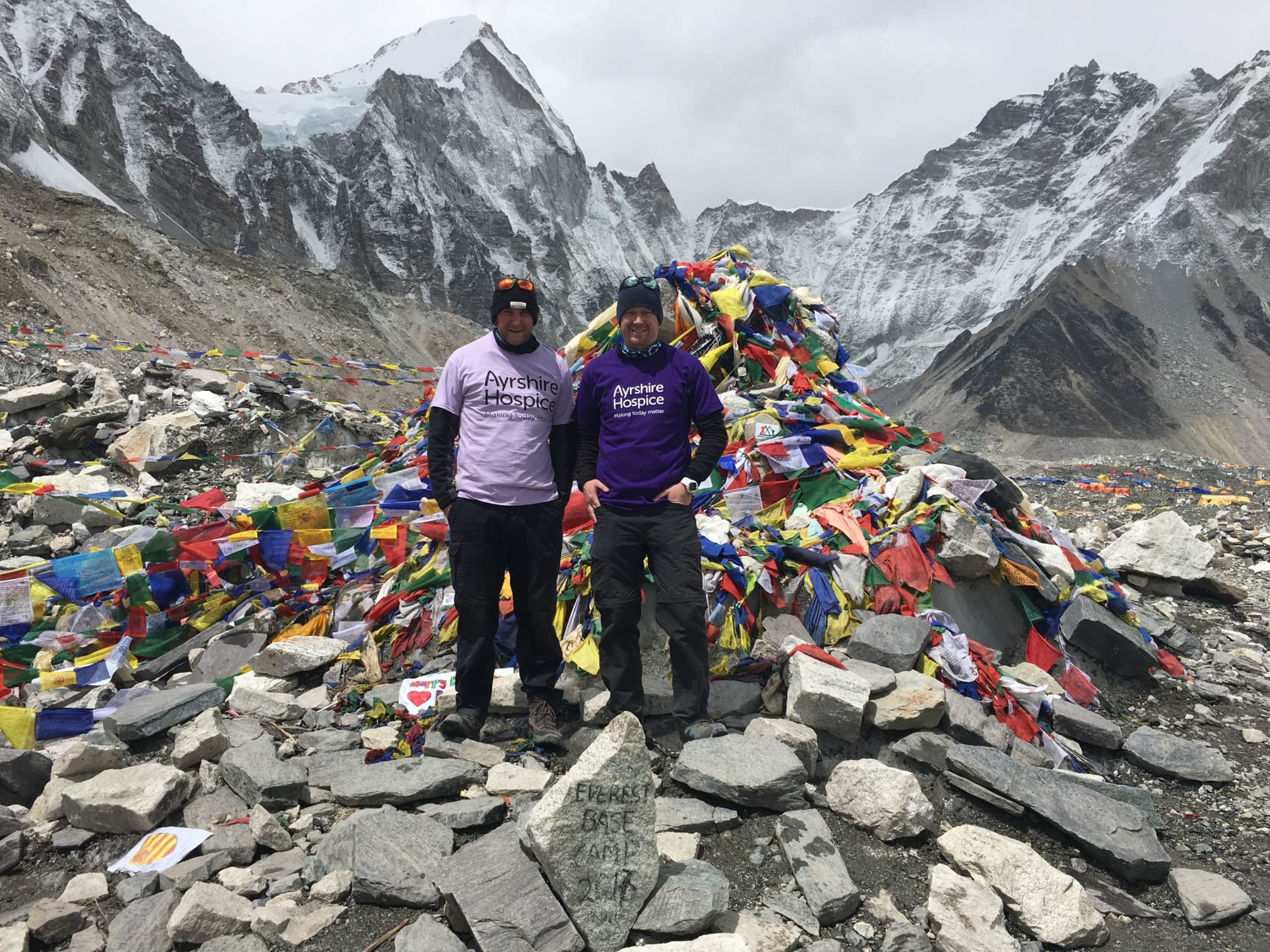 Ross and Scott from NATS - Everest Base Camp