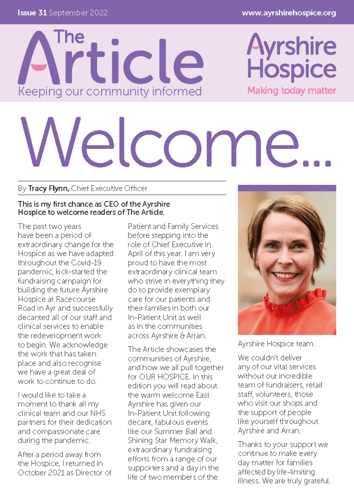 The Article Issue 31 September 2022