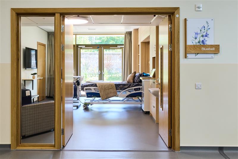 Bluebell patient bedroom