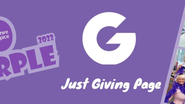 Just Giving for Go Purple